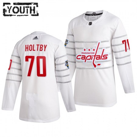 Washington Capitals Braden Holtby 70 Wit Adidas 2020 NHL All-Star Authentic Shirt - Kinderen